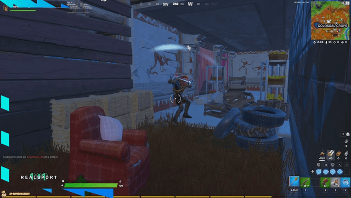 Fortnite Rimani a meno di 20 m da un giocatore per 3 secondi mentre indossi una guida al travestimento di oggetti di scena